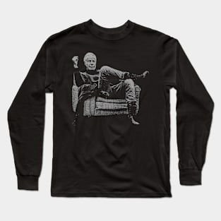 Anthony Bourdain - Black Vintage Long Sleeve T-Shirt